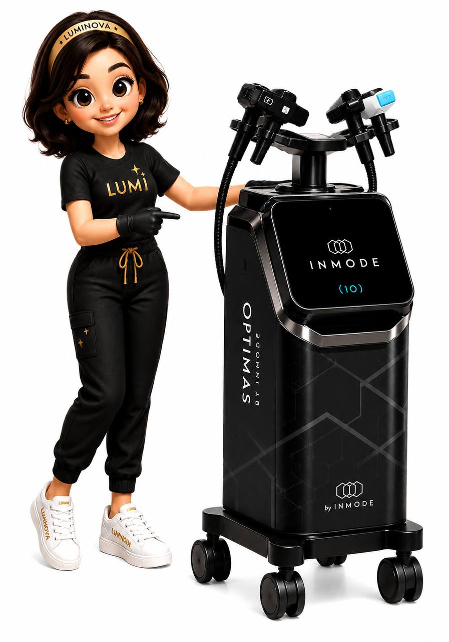 Luminova character with Optimas laser machine